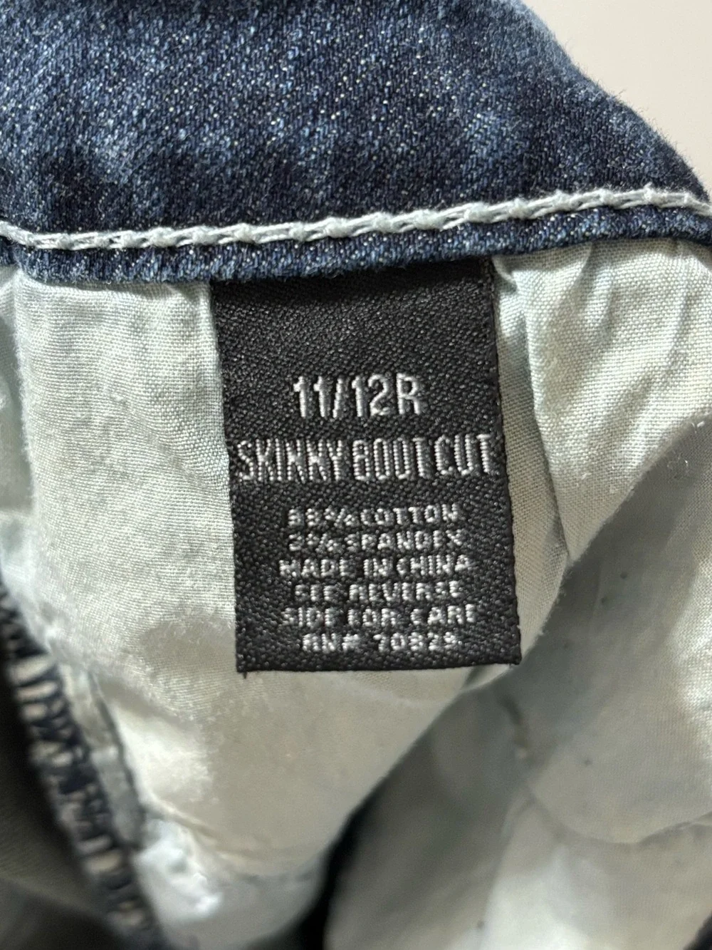 Rue 21 Premiere Denim Skinny Boot Cut Blue Jeans Women's Junior Size 11/12R